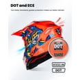 thumbnail image 3 of Casco ILM Youth ATV para niños, moto de cross, BMX, todoterreno, 3 of 6
