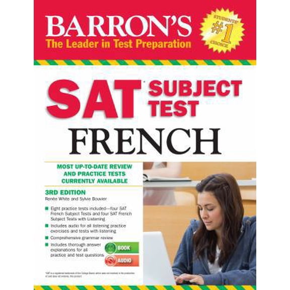 Pre-Owned Barron's SAT Subject Test French with Audio CDs (Paperback) 1438074042 9781438074047