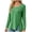 Green, variant on WREESH Womens Fashion Tunic Tops Square-Neck Side Button Split Hem Ladies Solid Color Long Sleeve Neck Side Button Shirt Casual Loose Pullover Dark Gray