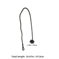 thumbnail image 2 of LEORX 2Sets Car Trunk Boot Straps for Trunk Organization Black Adjustable Bungee Cords with Hooks, 2 of 8