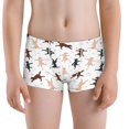 thumbnail image 5 of Yiaed Yoga Labrador Retriever Print Boys' Boxer Briefs Cotton Casual Stretch Comfort Boys Boxers - Kids Boxer Briefs Underwear for Boys (6-18)-X-Small, 5 of 5