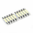 thumbnail image 2 of 3 Bombilla De Espejo LED SMD 31 Mm 6641 Fusible Compatible Con Tocador De Lámpara Solar De Visera Reemplazo Directo Para Bombillas OEM Iluminación De Automóvil Interior, 2 of 7