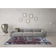 thumbnail image 3 of Ahgly Company Indoor Rectangle Persian Turquoise Blue Bohemian Area Rugs, 7' x 9', 3 of 4
