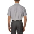 thumbnail image 4 of Van Heusen Chemise Habillée Oxford à Manches Courtes pour Homme, Gris Pierre, Petit, 4 of 5