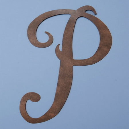 Large Rustic Metal Monogram Letters-PPP - literacybasics.ca