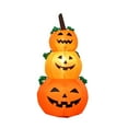 thumbnail image 4 of Calabaza inflable de Halloween para uso en exteriores, linda calabaza inflable con LED incorporado para fiestas en el jardín, días festivos y césped., 4 of 9