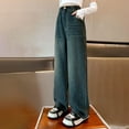 thumbnail image 6 of Gubotare Kids Cargo Pants Girls Baby Girl Boy Jeans,Little Kid Elastic Ripped Denim Jeans Pants 4T 5T (Blue,4-5 Years), 6 of 7