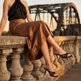 thumbnail image 5 of Cushionaire Malta Strappy Kitten Heels for Women, Dressy Open Toe Low Heel Sandals with Memory Foam Comfort, 5 of 16