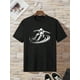 thumbnail image 1 of Camiseta de algodón negra para niño con estampado de patineta - Cuello redondo informal, manga corta, ropa de verano, ropa informal para jóvenes | Camiseta con estampado divertido | Tejido elástico,, 1 of 5