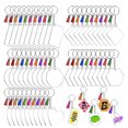 thumbnail image 3 of Injueey Llavero portátil de 200 piezas, bolso de hombro, cartera, llavero DIY, soporte para llaves de puerta de oficina en casa, accesorios artesanales Artesanía Injueey HA073979-01, 3 of 6