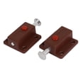 thumbnail image 1 of Unique Bargains Window Cabinet Push Button Spring Load Automatic Door Bolt Latches Lock 2pcs, 1 of 2