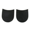 thumbnail image 2 of Pair Rubber Glue on Heels Shoe Repair Anti Pad Replacement - Black 2, as described, 2 of 4