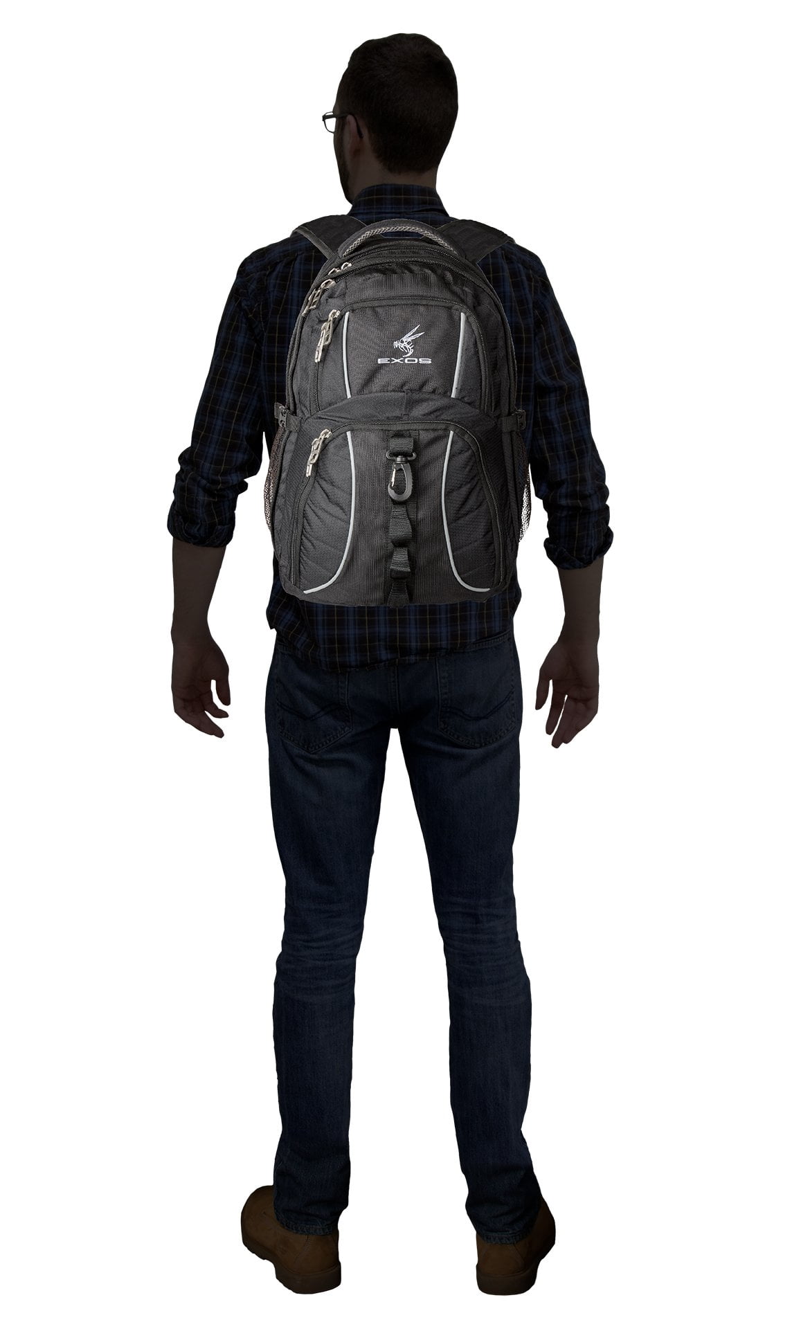 backpack laptop travel school or business urban commuter by exos Amazon.com: Backpack, (laptop, travel, academics business) (Blue with Black Trim) : Electronics Backpack, (laptop, travel, school or