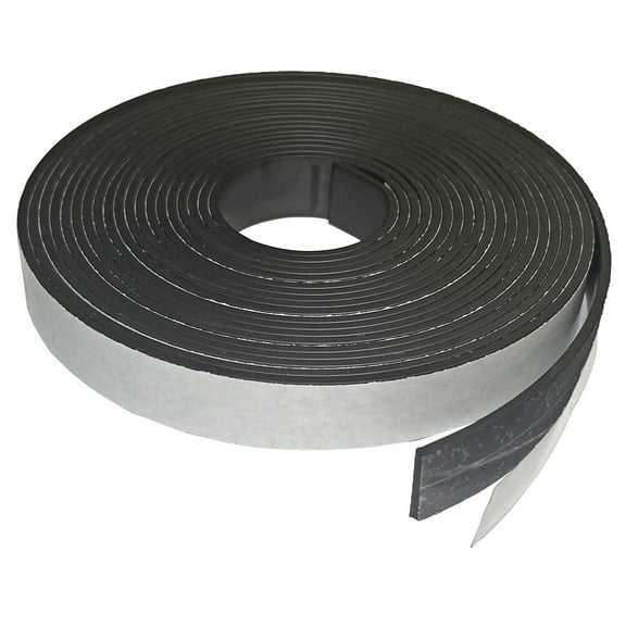 Master Magnetics Roll-N-Cut Flexible Magnetic Tape Refill - Magnet Strips with Strong Adhesive Backing for Walls, Boards, and More - 1/16" Thick - 1/2" W - 15 Ft - 1 Roll