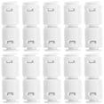 thumbnail image 1 of Durable Plastic Water Tubing Connector for Reverse Osmosis Water Filter and Plumbing Systems 10pcs 1/4 Inch White, 1 of 9
