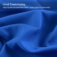 thumbnail image 2 of JML Queen Bed Sheet Set 4 Piece,Wrinkle & Fade Resistant Microfiber Bed Sheets, Blue, 2 of 6