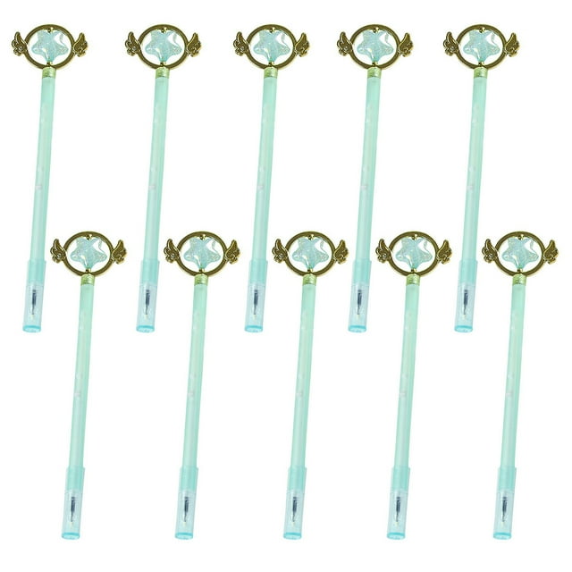 CSChome Stationery Pens Ergonomic Ballpoint Pens 10pcs Smooth Writing Ultra Light Comfortable Grip Leakproof Design