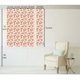 thumbnail image 5 of Ambesonne Peach Peel & Stick Wallpaper for Home, Simple Fruit Pastel Palette, 13"x72", Rose Salmon and Jade Green, 5 of 5