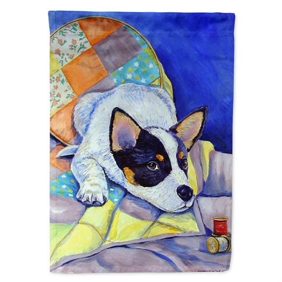 Carolines Treasures 7050-FLAG-PARENT Australian Cattle Dog Sew Perfect  Flag  multicolor