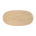 thumbnail image 4 of NPD Furniture Drego 78.5" Oval Dining Table in Natural Whitewash, 4 of 14
