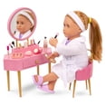 thumbnail image 4 of Set de Tocador y Silla Our Generation con Accesorios para Muñecas de 45 cm, 4 of 7