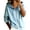 Light blue, variant on Yigetop Women's Zip up Hooded Denim Jacket Long Sleeve Hoodie Casual Loose Retro Washed Jean Outerwear Coat Light Ashy XXL