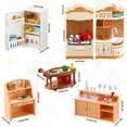 thumbnail image 2 of Juego de cocina para casa de muñecas Chivao Mini Furniture, 43 piezas, 2 of 7