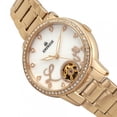 thumbnail image 3 of Quinn Semi-Skeleton Dial Bracelet Watch - Gold, 3 of 3