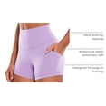 thumbnail image 4 of Shorts CRZ YOGA Butterluxe tiro alto 7,5 cm con bolsillos morado, 4 of 4