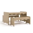 thumbnail image 3 of Storkcraft Casablanca Montessori Indoor Kids Table and Bench Set - Driftwood, 3 of 14