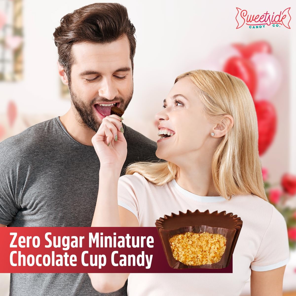 Zero Sugar Miniatures Dark Chocolate, 2 Pound Reese'sZero Sugar Peanut Butter Cups Delights, Indulgent Dark Chocolate Peanut Butter Cups For Enjoyment, Perfect For Snacking, Parties, and Gifts