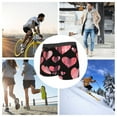 thumbnail image 4 of Yiaed Hearts Print Men's Soft Cotton Boxer Shorts Breathable Boxers Underwear Moisture-Wicking Underwear Stretch Boxer Briefs for Man-XX-Large, 4 of 5