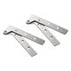 thumbnail image 4 of Bisagras de puerta de acero inoxidable, bisagras de gabinete de alta resistencia giratorias de 360 ​​ degree, bisagras de siete formas para cocina, 2 uds. M, 4 of 8