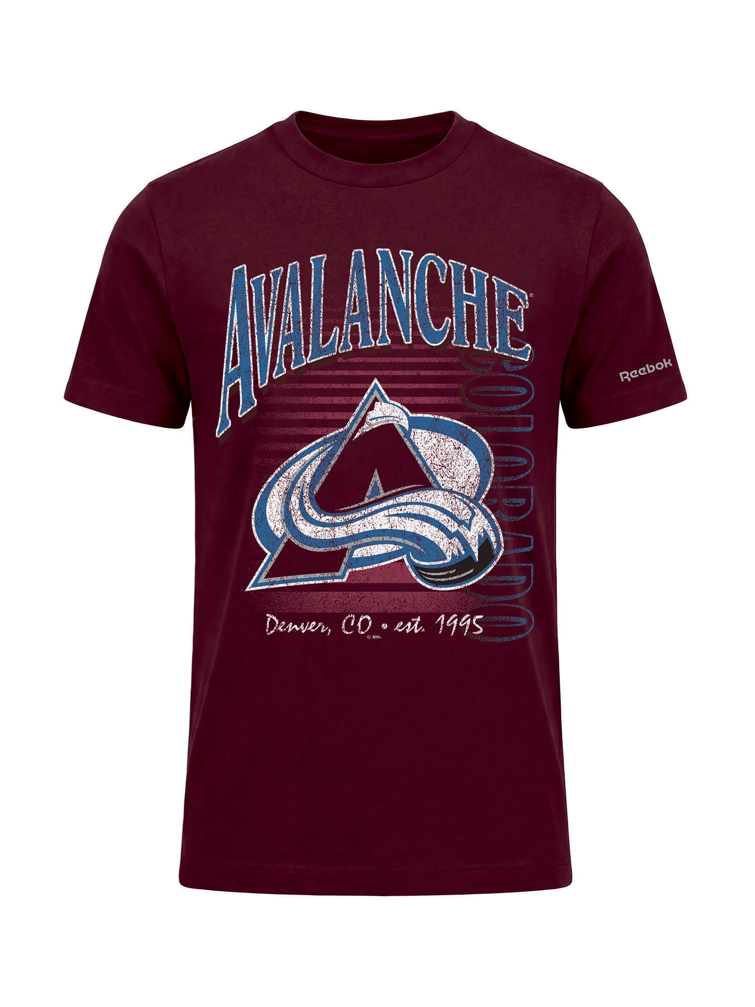 Colorado Avalanche Reebok Mens Crew Neck Short Sleeve T-Shirt