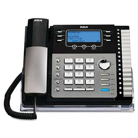 RCA ViSYS 25425RE1 Four-Line Phone with Digital Answering Machine, Caller ID