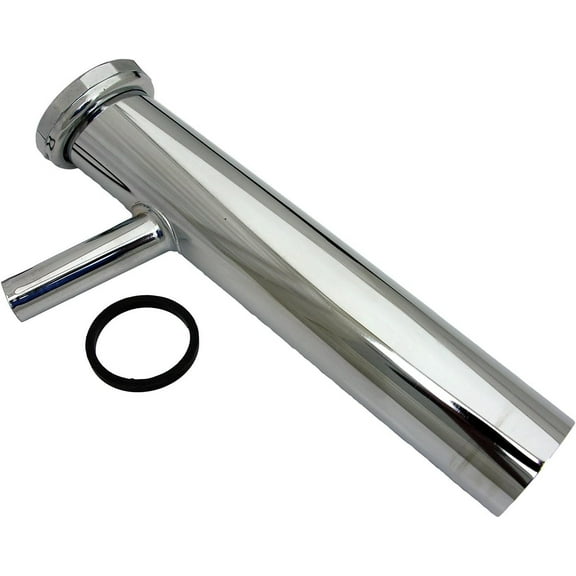 Lasco Fittings Dishwasher Direct Connect Branch Tailpiece - 1.5 x 8 In, 5/8 In Outlet, Silver