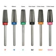 thumbnail image 4 of Brocas cónicas 5 en 1 para uñas con corte, cortador de fresado bidireccional de 3/32 pulgadas par Abanopi Brocas de uñas, 4 of 6