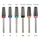 thumbnail image 4 of Brocas cónicas 5 en 1 para uñas con corte, cortador de fresado bidireccional de 3/32 pulgadas par MABOTO Brocas de uñas, 4 of 6