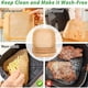 thumbnail image 4 of Air Fryer Baking Paper 20 cm,50 Pieces Air Fryer Baking Paper Brown, 4 of 5