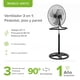 thumbnail image 3 of Ventilador 3 en 1 Avera Piso Pedestal y Pared VENT31, 3 of 7