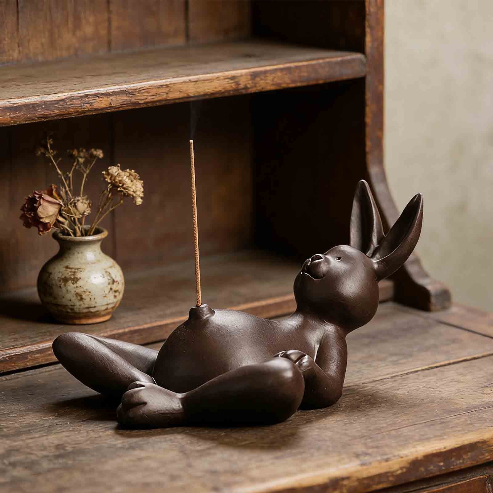 Clearance Bunny Incense Stick Holders Incense Stick Base Incense Home Decoration Item