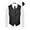 Black, variant on Men's Premium Vertical Lines Tone on Tone Stripes Vest - NeckTie – Bow Tie - Pocket Square 4 Piece Set for Suits & Tuxedos-Many Colors