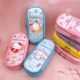 thumbnail image 4 of Venta al por mayor Sanrio Kuromi papelería Mini niños niños estudiantes estuche de lápices mujeres bolsa de cosméticos bolsa de maquillaje de gran capacidad, 4 of 4