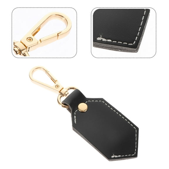 MUSEYA Personalized Photo Keychain Pendant for Men Stylish Black Key Chain Decor