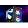 thumbnail image 5 of ViprTech Ghost 3.0 Liquid-Cooled PC, AMD Ryzen 7 (4.4GHz), RTX 4060 8GB, 16G DDR4, 1TB SSD, Black, 5 of 9