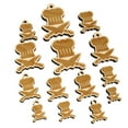 thumbnail image 1 of Chef Knife and Hat for Cooking Wood Mini Charms Shapes DIY Craft Jewelry - No Hole - 30mm (6pcs), 1 of 7