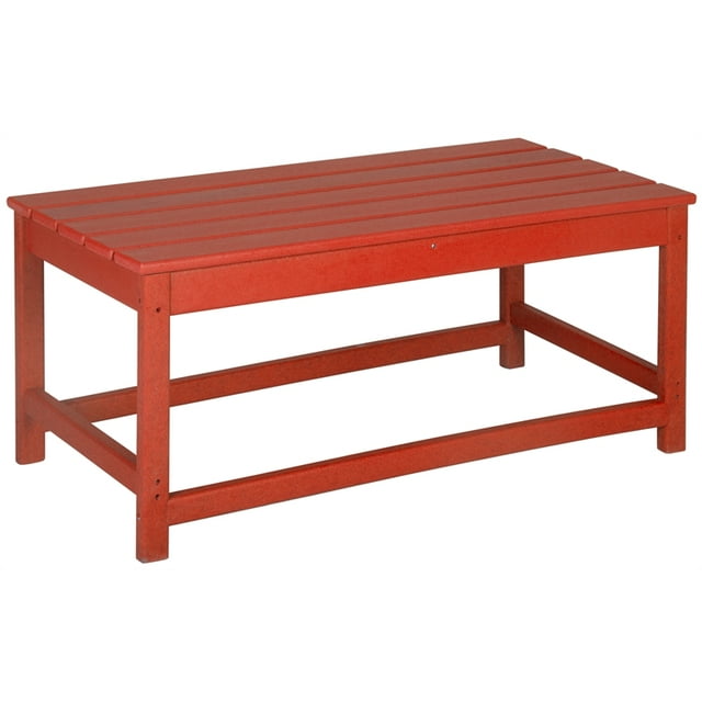 Portside Outdoor Poly Plastic Adirondack Coffee Table
