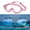 Rose, variante sur YFGEFTR Lunettes de Natation, Conception à Grande Monture Antibuée, Matériau Plastique Confortable, Convenant aux Adultes et aux Enfants pour la Natation, la Plongée et les Sports Nautiques