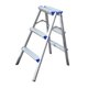 thumbnail image 5 of Escalera plegable para coches, belleza, fábricas, hogar, oficina, escalera de pedales ancha 3 pasos, 5 of 8