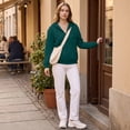 thumbnail image 6 of Zip Up Hoodies for Women Fall Winter Casual Sweatshirts Zipper Lightweight Cute Jackets with Pockets, 6 of 7